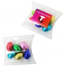 Pillow Pack with Mini Solid Easter Eggs x6